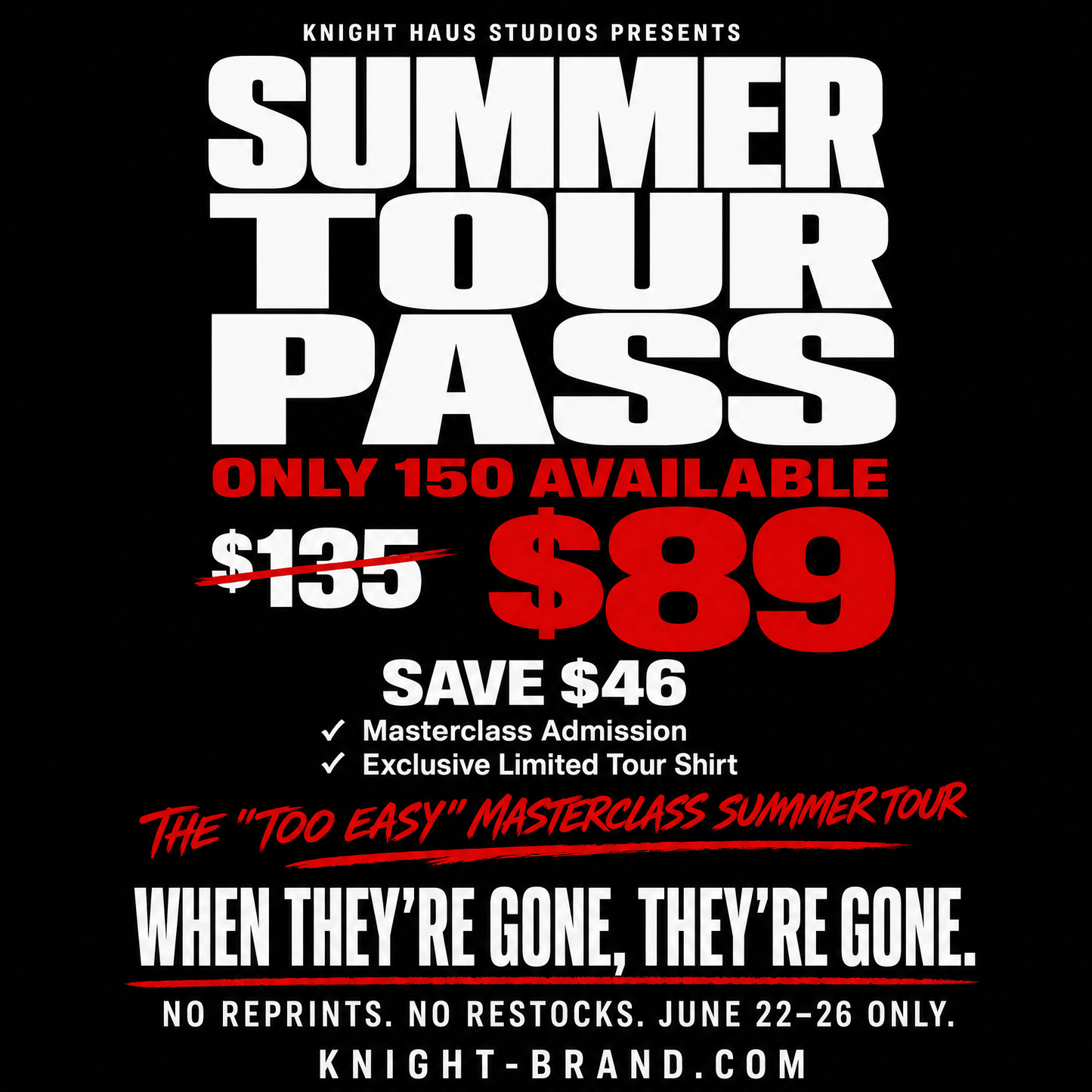 Summer Tour Pass — JK World Tour 2026